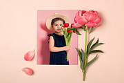 Greeting card mockup, a Print Template by KateAedon (Thumbnail 3 of 3)