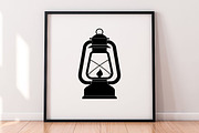 Lantern Silhouette SVG #2, a Decorative Illustration by newminddesign (Thumbnail 4 of 5)