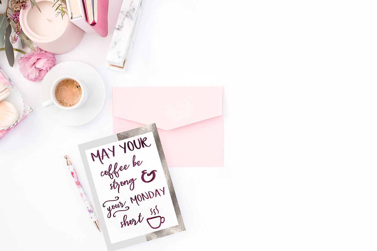 Creamy Ristretto Script Font preview 8