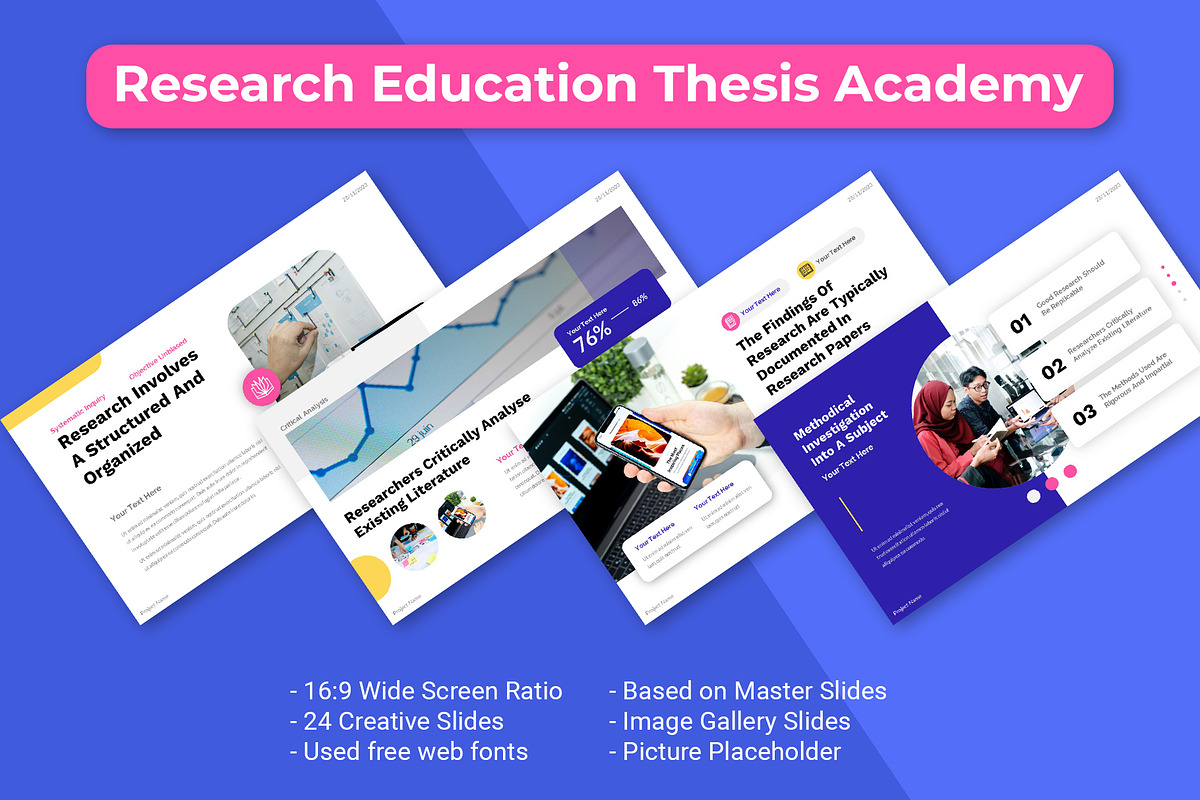 Research Education Thesis Keynote, a Presentation Template by Robs Daily Design (Photo 1 of 10)