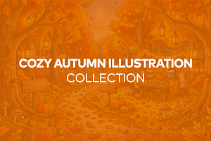 Cozy Autumn Illustration Collection