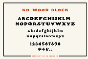 KH WOOD BLOCK, a Serif Font by Kern + Hyde Creation Co. (Thumbnail 2 of 2)