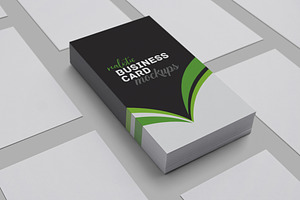 Realistic Business Card Mockups