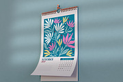 2027 Floral Calendar Template Vector, a Stationery Template by Peacock_design (Thumbnail 14 of 15)