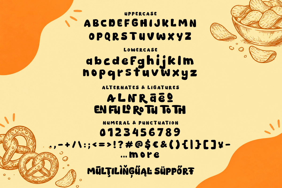 Kimpul Enak - Chunky Bold Font, a Handwritten Font by twinstd (Photo 10 of 10)