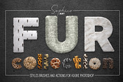 Fur Styles, Actions, Brushes, an Action Add-On by Sophico (Thumbnail 1 of 10)