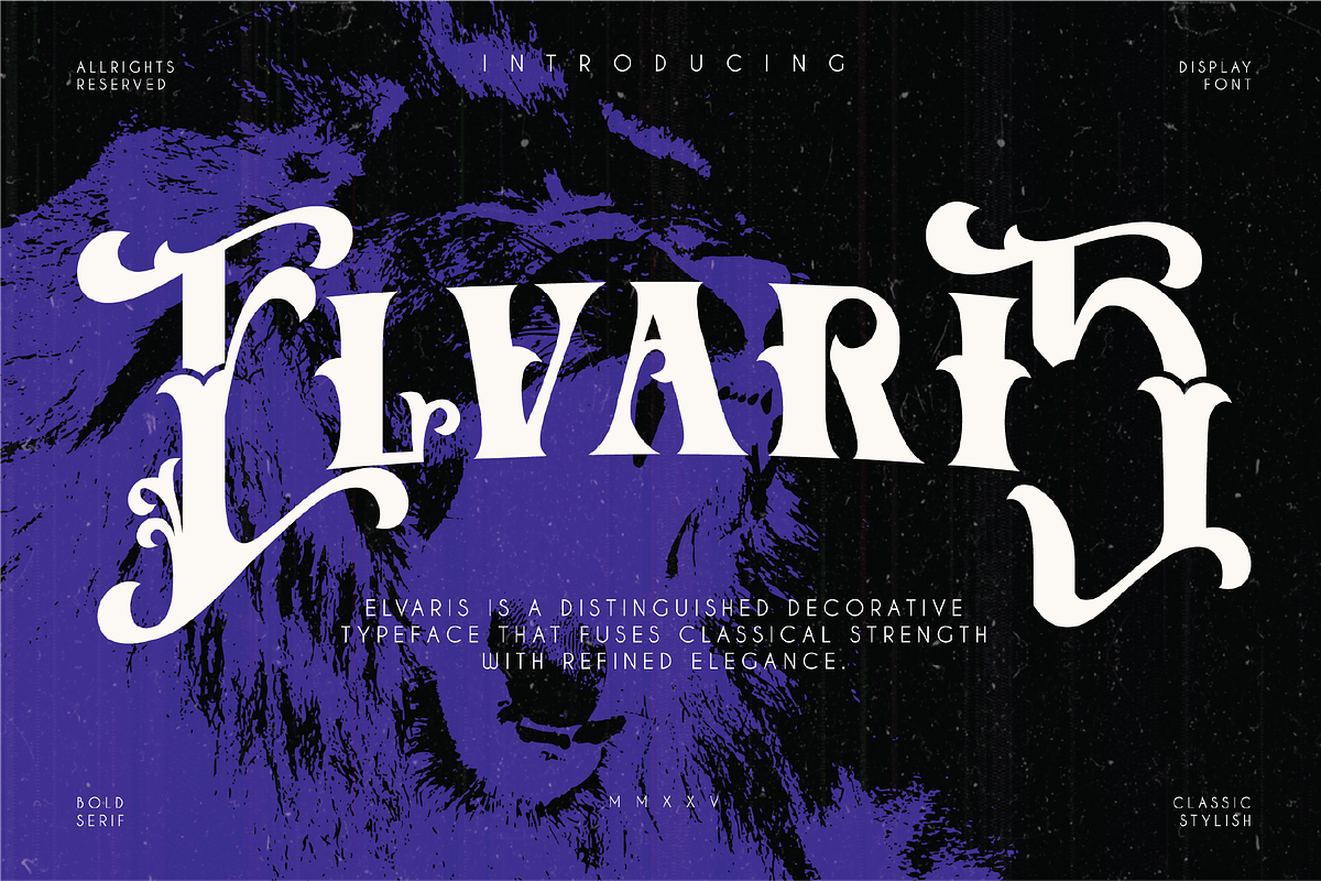 Elvaris - A Bold Serif Font, a Serif Font by Hanstype.com (Photo 1 of 10)
