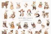 Autumn Valley Collection, a Seasonal Illustration by PeDe Designs (Thumbnail 4 of 34)