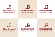Letters JA JB JC JD JE JF Logo, a Branding & Logo Template by Pray Art Design Studio (Thumbnail 1 of 2)