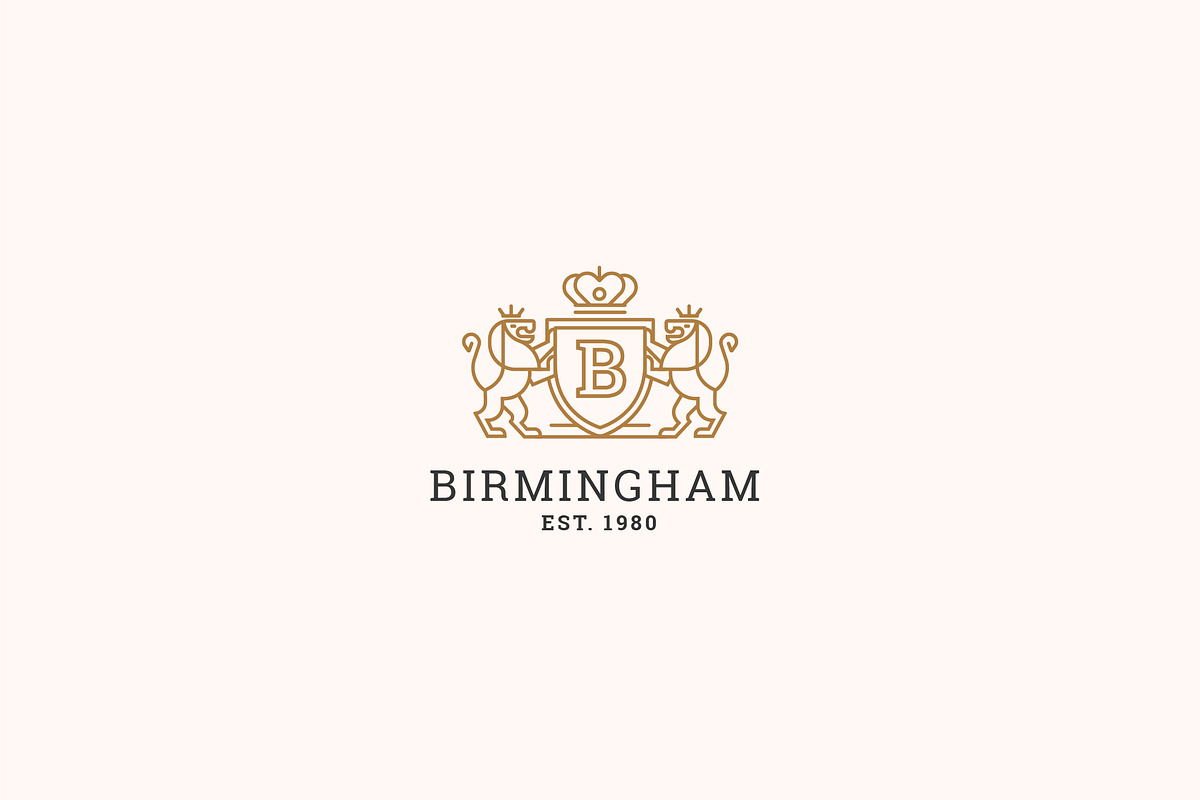 Letter B - Heraldry, Lion Logo, a Branding & Logo Template by Kaligra.co (Photo 4 of 6)