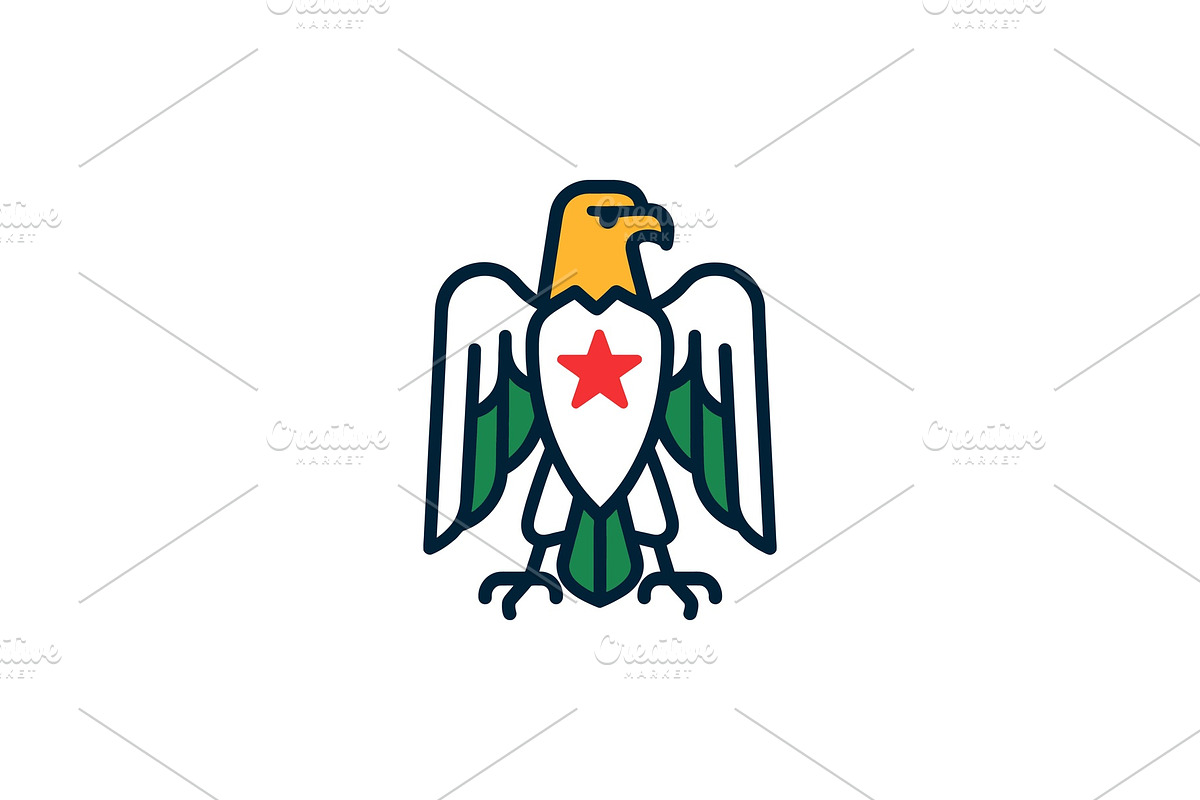 Bold eagle logo graphic, a Branding & Logo Template by Vectorium Studio (Photo 1 of 2)