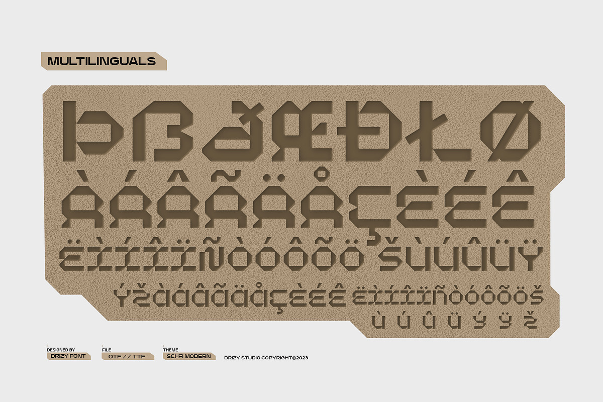 Rengat Mono - Modern Monospace Font, a Sans Serif Font by Drizy (Photo 7 of 10)
