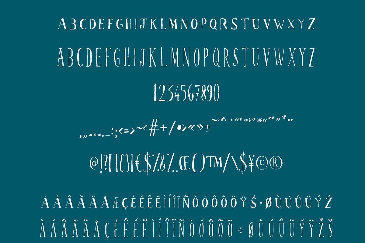 Scrabionau Font preview 4