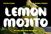 Lemon Mojito – Natural Handbrush, a Handwritten Font by Fikryal Studio (Thumbnail 1 of 9)