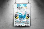 Drink Night Party Flyer, a Flyer Template by CREATIVE DUDE (Thumbnail 3 of 4)