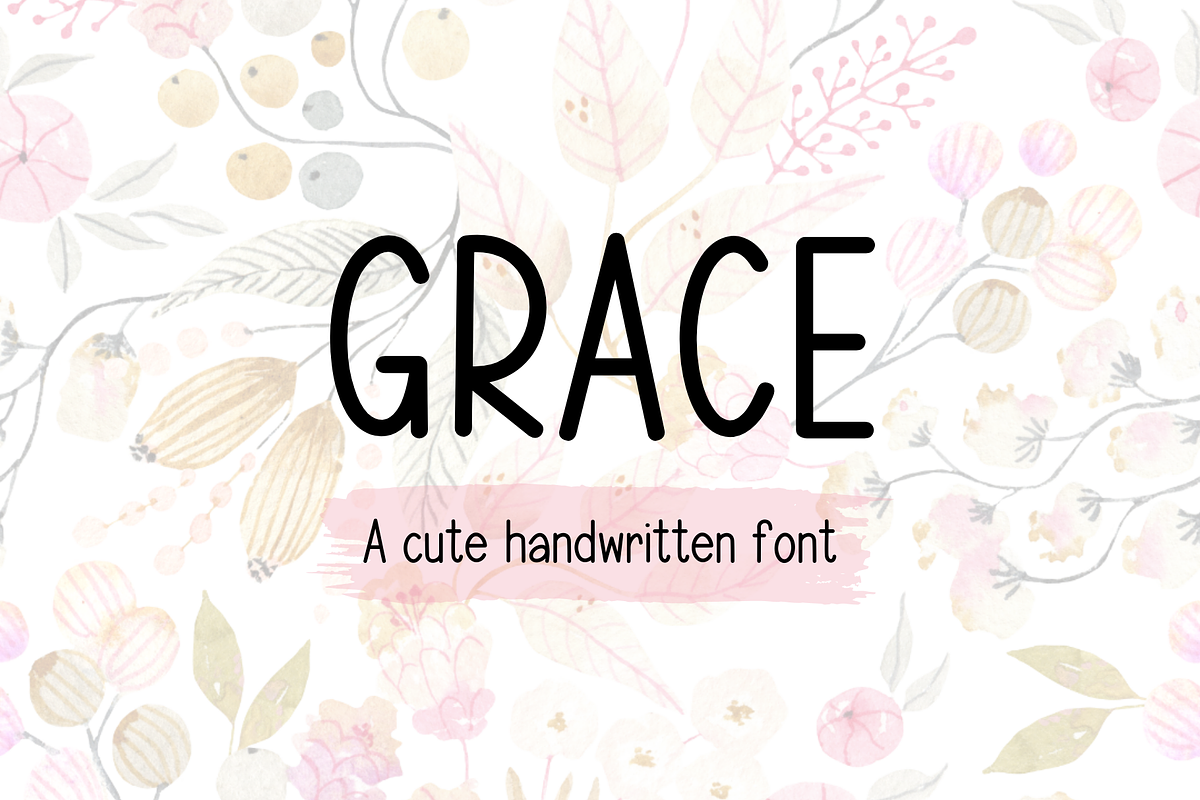 Grace Cute Handwritten Font