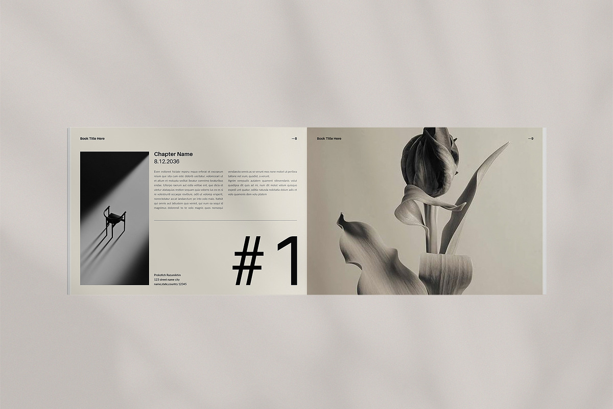 Editorial Magazine & Book Layout, a Magazine Template by TemplateFolio-Shop (Photo 6 of 21)