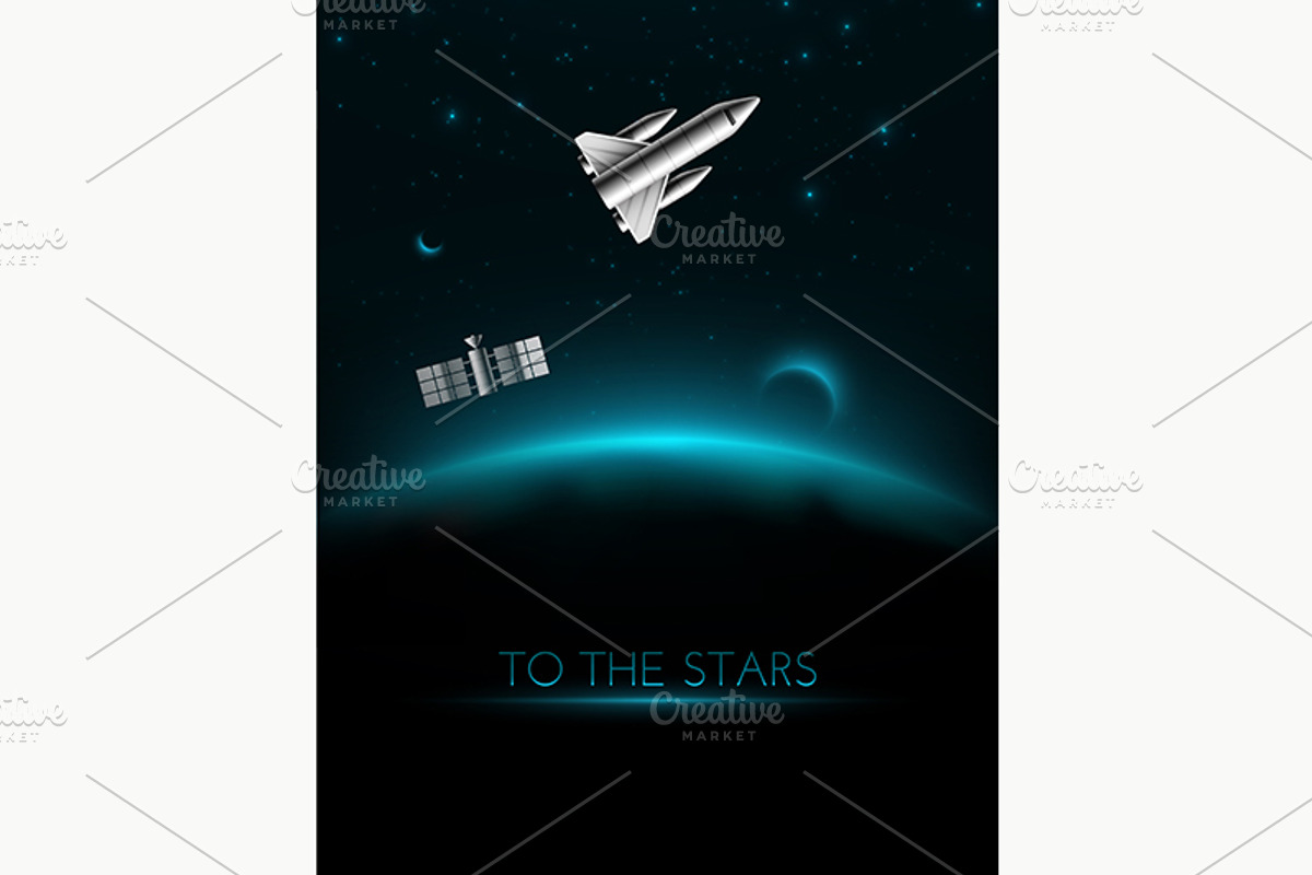 To The Stars, a Technology Illustration by Elymas