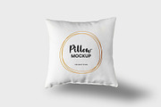 Realistic White Pillow Mockup, a Product Mockup by Graphic Xtreme (Thumbnail 1 of 3)