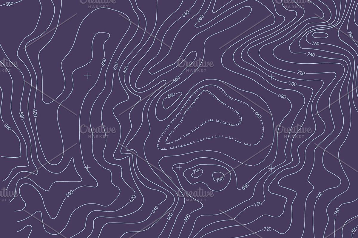 Contour Mapping, a Pattern Graphic by Hello Mart (Photo 19 of 33)