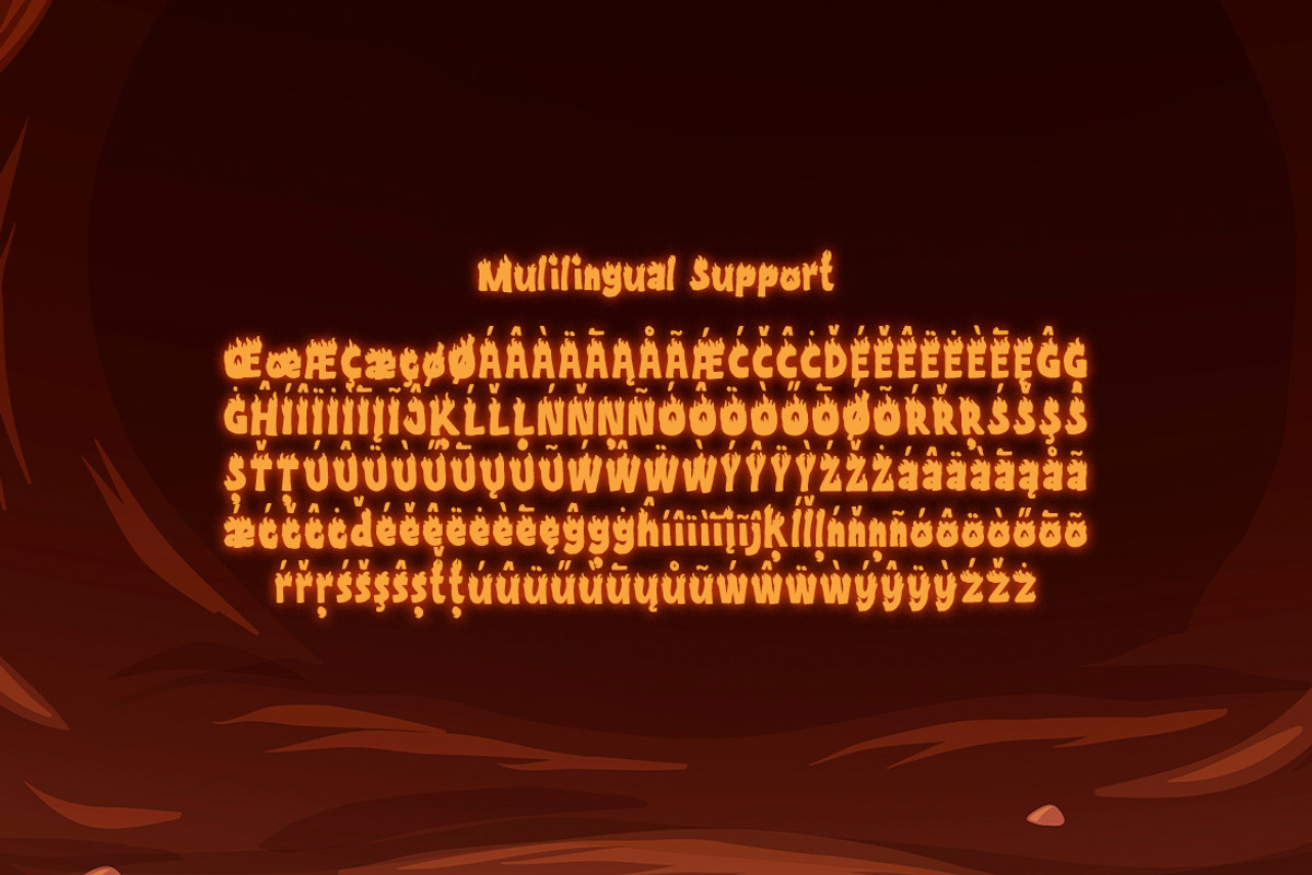 Combust - Fire Display Font, a Font by Typefactoryco (Photo 4 of 9)