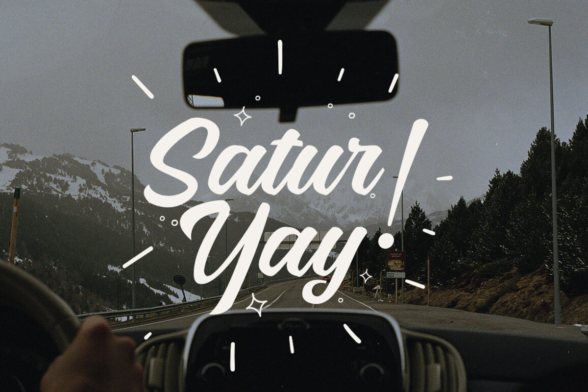 Hadrey - Vintage Bold Script, a Sans Serif Font by Vultype Co. (Photo 5 of 12)