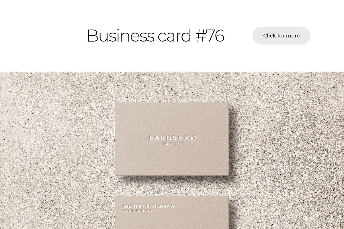 Business Card Mockup Template Bundle, a Business Card Template by PrintPixel (Photo 29 of 104)