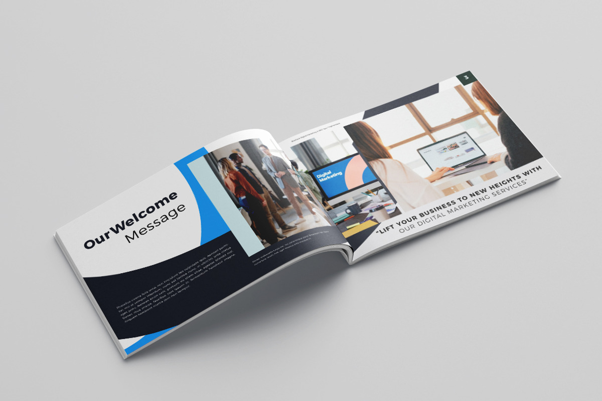 Digital Marketing Brochure Vol.1, a Brochure Template by Bewalrus Studio (Photo 3 of 11)