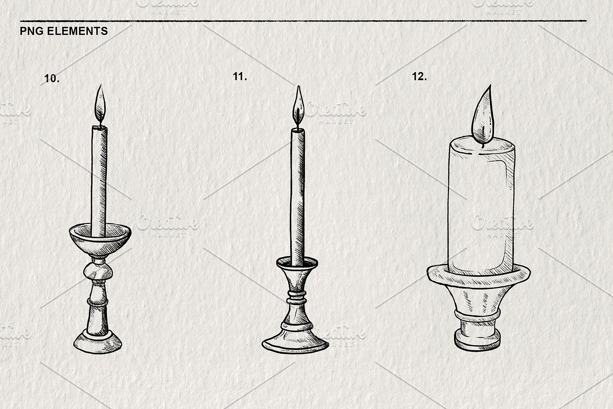 Wedding Sketch Set PNG, a Decorative Illustration by LOKSKIH (Photo 7 of 9)