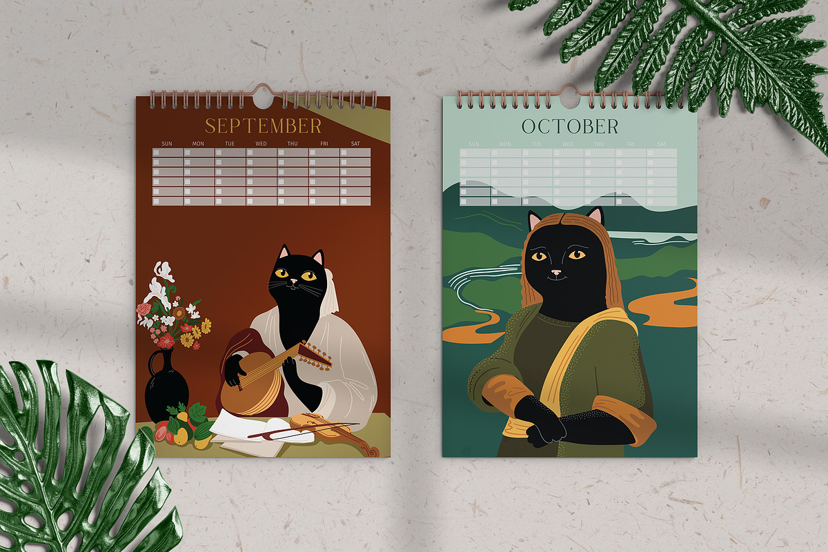 Cats Gallery Collection, an Animal Illustration by helenreveur (Photo 8 of 10)