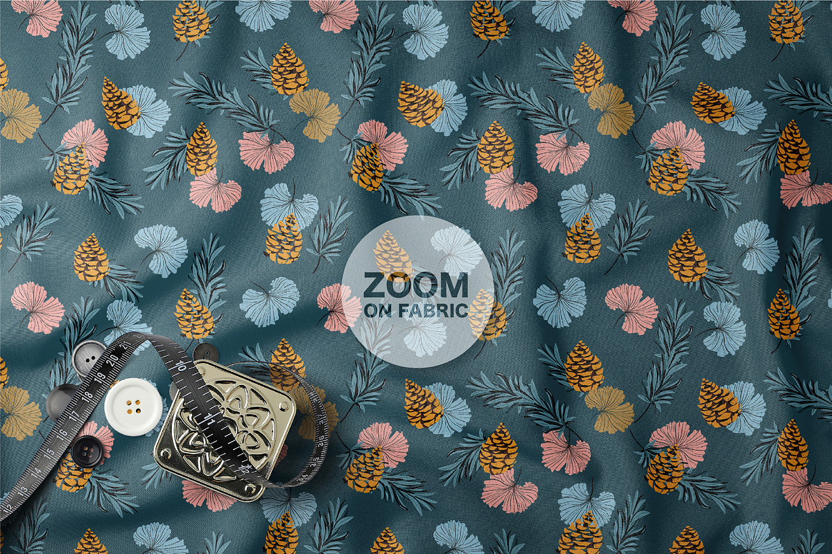 PINECONES Collection, a Pattern Graphic by MSNTY STUDIOX