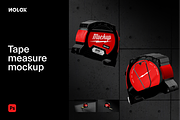 Tape Measure Mockup, a Product Mockup by Monolime (Thumbnail 1 of 7)
