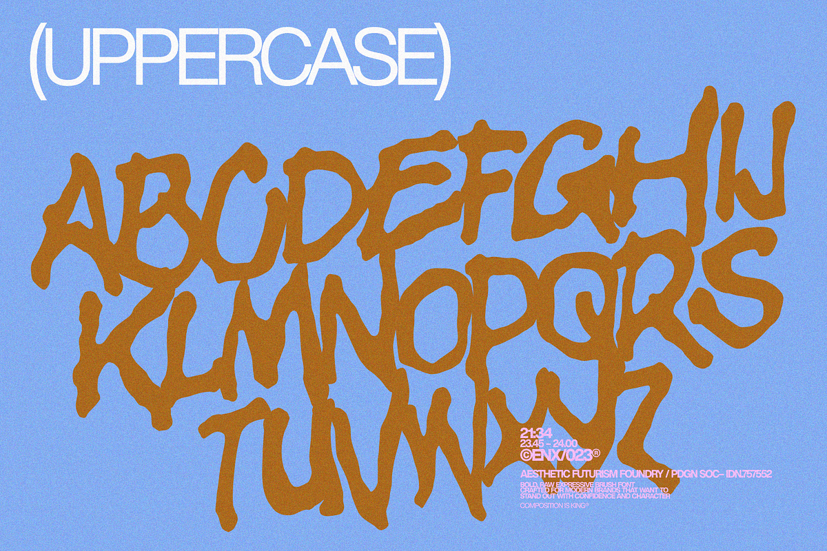 ROWNIE — Raw Gritty Modern Font, a Handwritten Font by Enxyclo Studio (Photo 6 of 14)