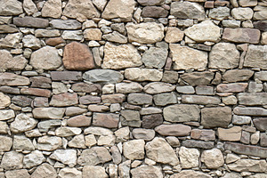 Fragment of stonework without mortar, an Abstract Photo by Schreibikus