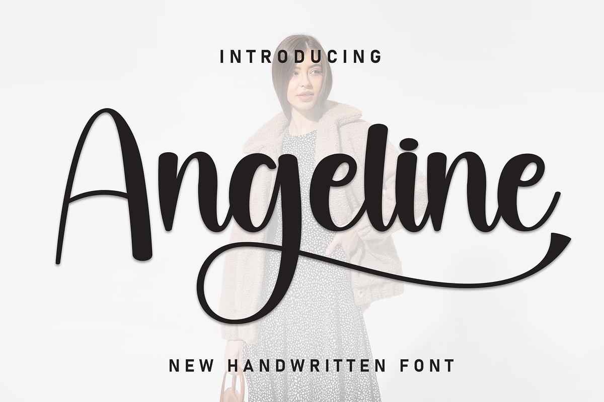 Angeline | Script Font, a Handwritten Font by Scratchones (Photo 1 of 9)