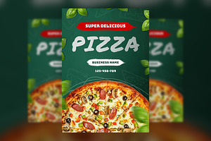 Pizza Restaurant Promo Flyer