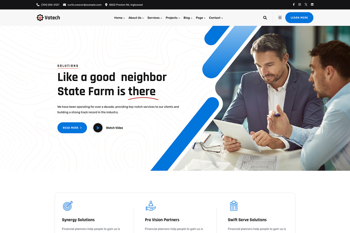 Vatech - Technology Solutions Figma, an UI Kit Template by AliThemes (Photo 14 of 17)