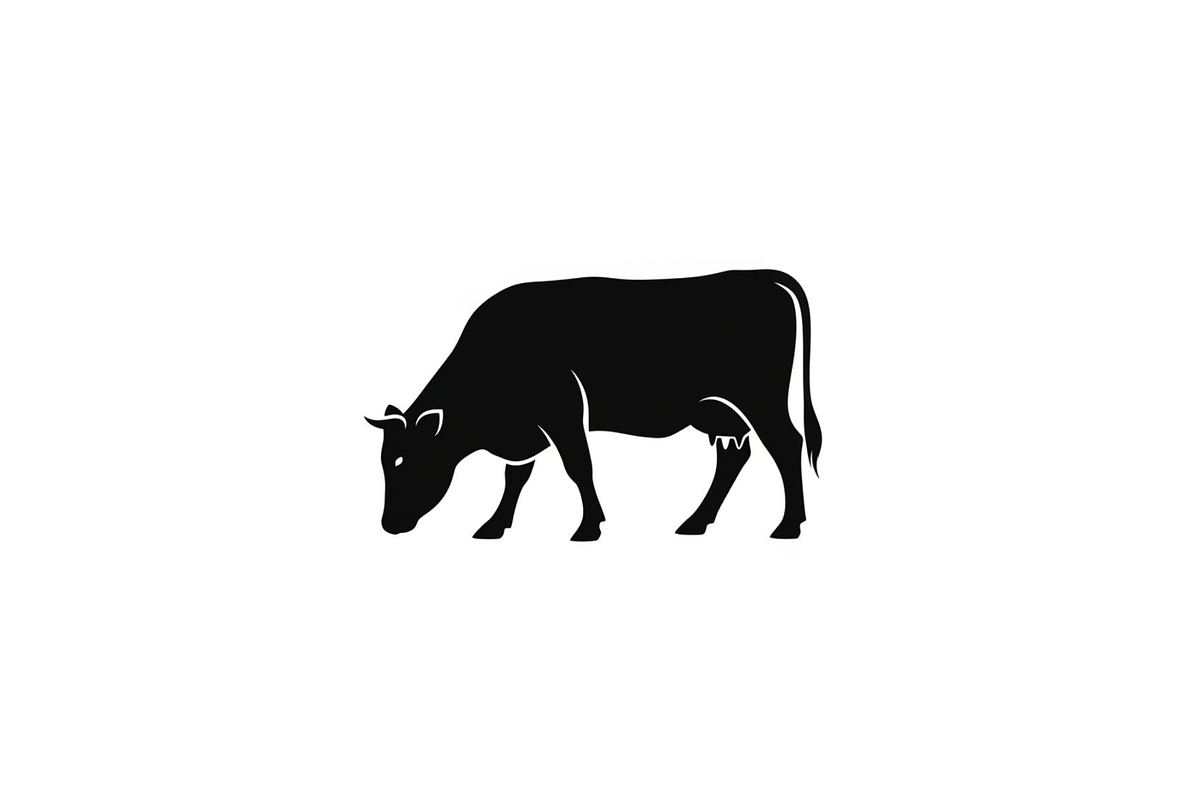Farm Cow Silhouette Vector Bundle, an Illustration by Designs_River (Photo 3 of 51)