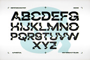 Telgra Neue - An Experimental Warped, a Font by Drizy (Thumbnail 2 of 9)
