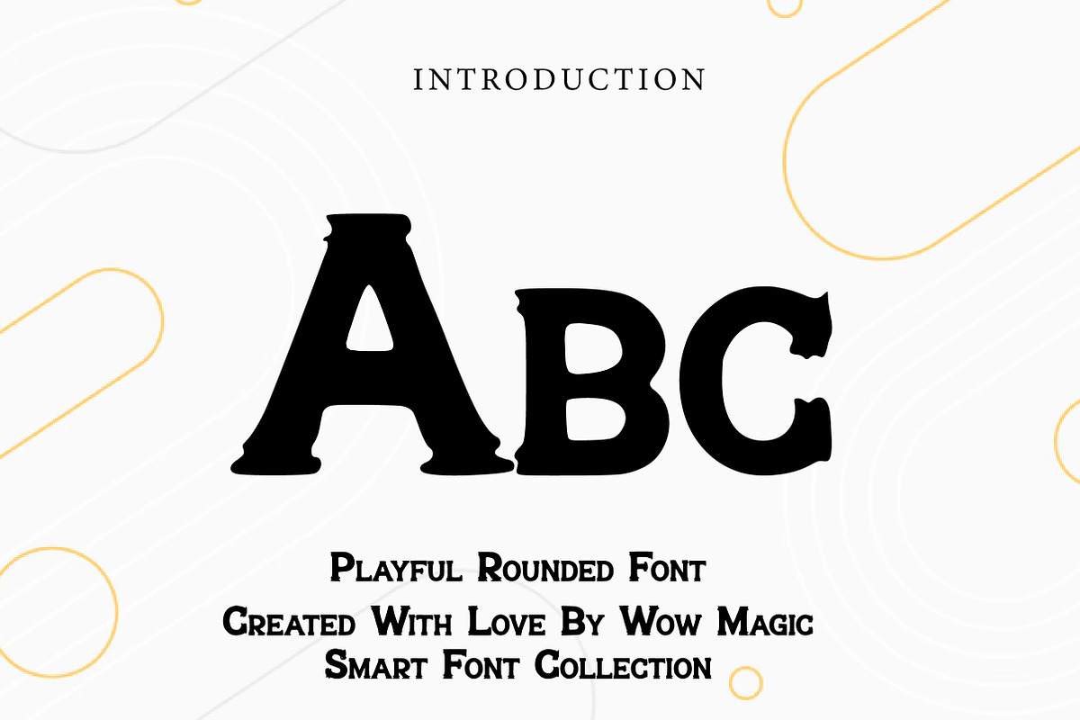 Exaggerated Ink Trap, a Sans Serif Font by Wow Magic (Photo 2 of 3)