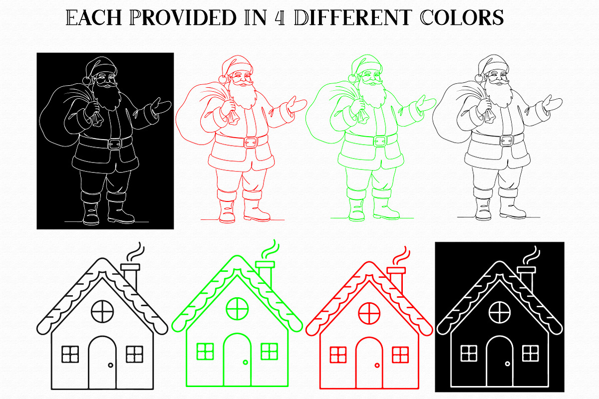 Christmas Hand-Drawn Clipart Png Bun, an Illustration by Libby Wishes (Photo 3 of 4)