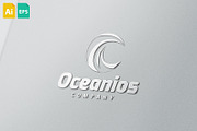 Oceanios Logo, a Branding & Logo Template by Schneider Design Store (Thumbnail 1 of 2)