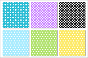 Polka Dot Seamless Pattern Bundle, a Pattern Graphic by Dream Creation (Thumbnail 2 of 5)