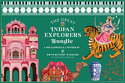 Indian Explorers Elements Bundle, a Decorative Illustration by Artifactory Studios (Thumbnail 1 of 9)