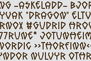 KRONKELD – Nordic Inspired Font, a Symbol Font by TypeTasty Font (Thumbnail 8 of 10)