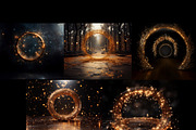 Backdrop, Golden Rings, Overlays, a Background Graphic by MajorArtTm (Thumbnail 3 of 6)