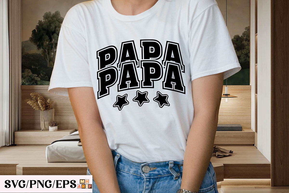 Varsity Grandpa PNG Daddy Dad, Papa, a Graphic by mh_arif (Photo 2 of 3)