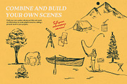 Outdoor Camping vector Illustrations, a Decorative Illustration by dicreate (Thumbnail 15 of 16)