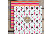 Mermaid Digital Paper & Clipart, a Pattern Graphic by JennyL Designs (Thumbnail 4 of 5)