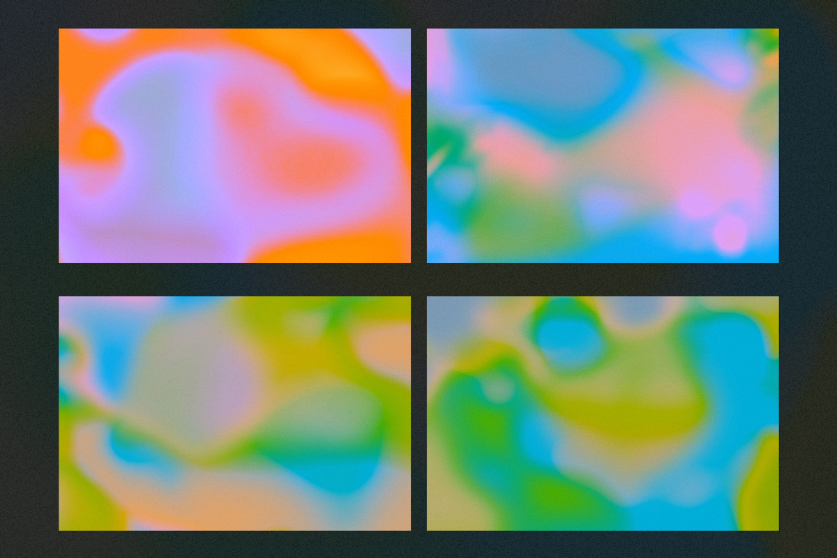 Bright memories - 8 Grainy gradients, a Texture Graphic by ghost friend's shop (Photo 4 of 5)